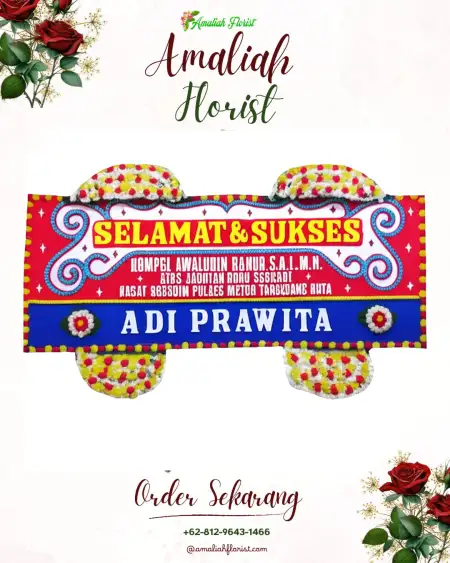 Papan Bunga Ucapan Selamat Sunyaragi